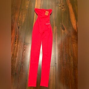 GSUWOO Strapless Jumpsuit (Nvr Worm)